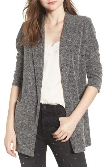 Women's Mural Sweater Jacket - Black