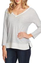 Women's Vince Camuto Layered Look Top - Grey