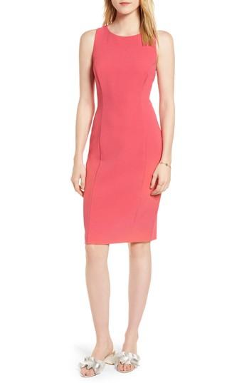 Women's 1901 Bow Back Sheath Dress - Pink