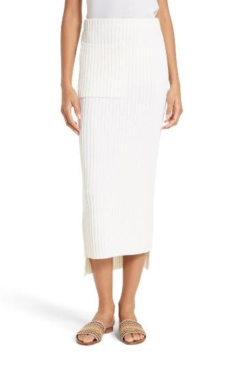 Women's Joseph Rib Knit Midi Skirt