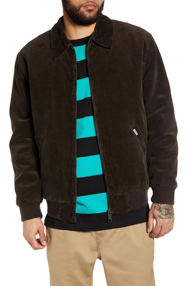 Men's Carhartt Work In Progress Manchester Corduroy Jacket - Brown