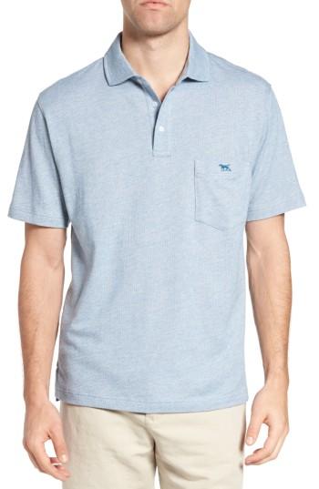 Men's Rodd & Gunn Cornwall Original Fit Cotton Polo - Blue