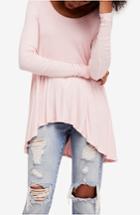 Women's We The Free By Free People January Tee - Pink