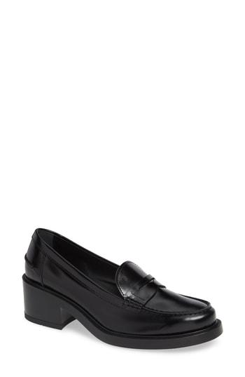 Women's Tod's Block Heel Loafer Us / 35eu - Black