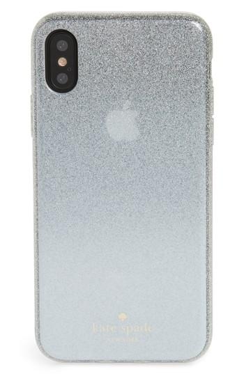 Kate Spade New York Glitter Ombre Iphone X Case - White