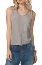 Women's Rip Curl Premium Surf Stripe Muscle Tank - Grey