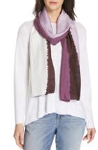 Women's Eileen Fisher Silk Scarf, Size - Brown