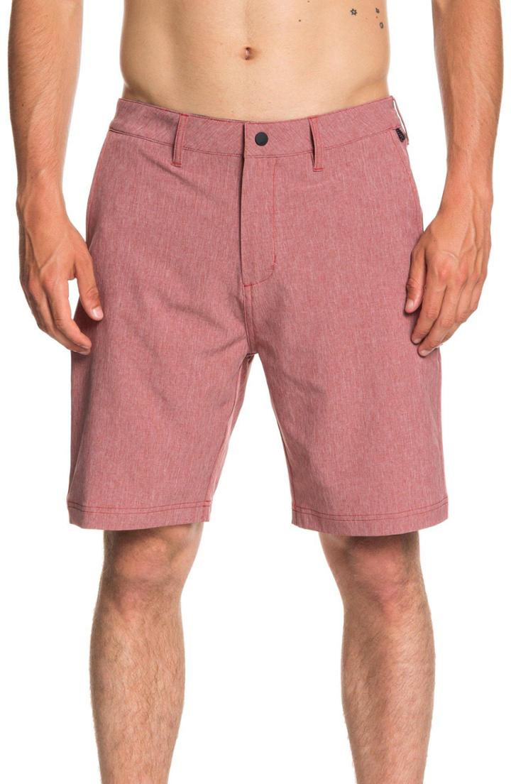 Men's Quiksilver Navigate Amphibian Board Shorts - Red