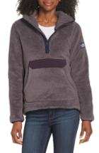 Women's The North Face Campshire High Pile Fleece Pullover Hoodie - Grey