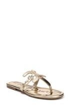 Women's Sam Edelman Carter Thong .5 M - Metallic