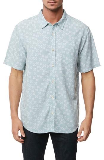 Men's Jack O'neill Coconut Grove Sport Shirt - Grey