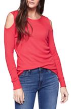 Women's Sanctuary Bowery Cold Shoulder Thermal Tee - Red