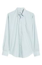 Men's Peter Millar Crown Ease Marketplace Regular Fit Check Sport Shirt, Size - Green