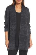 Women's Eileen Fisher Organic Linen & Cotton Cardigan - Grey