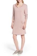 Women's Caslon Off Duty Hoodie Dress - Pink