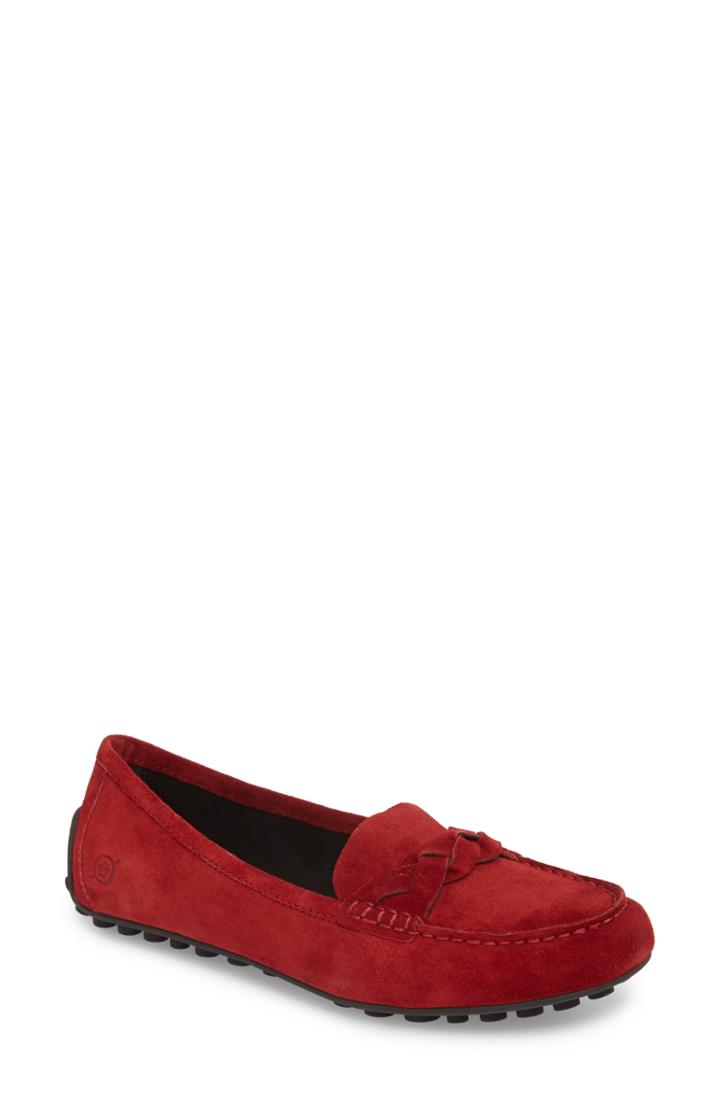 Women's B?rn Kasa Loafer .5 M - Red