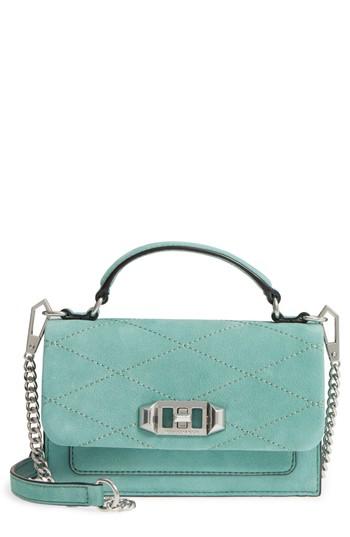 Rebecca Minkoff Small Je T'aime Leather Crossbody Bag - Green