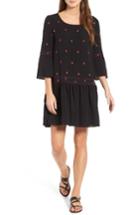 Women's Hinge Embroidered Flare Sleeve Dress