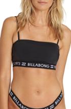 Women's Billabong Legacy Cropped Tank Bikini Top - Black