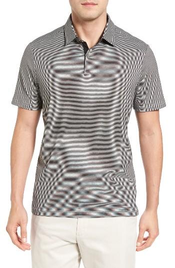 Men's John W. Nordstrom Fit Stripe Polo