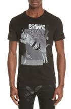 Men's Versace Jeans Tiger Logo T-shirt, Size - Black