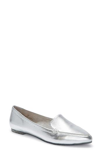 Women's Me Too Audra Loafer Flat .5 W - Metallic