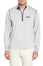 Men's Cutter & Buck Seattle Seahawks - Meridian Half Zip Pullover - Blue