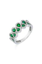 Women's Bony Levy Diamond & Emerald Ring (nordstrom Exclusive)