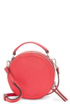 Vince Camuto Bray Leather Crossbody Bag - Red