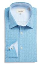 Men's Ted Baker London Titas Trim Fit Floral Dress Shirt