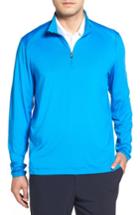 Men's Cutter & Buck Williams Half Zip Pullover - Blue