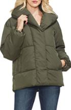 Women's Vince Camuto Matte Quilted Puffer Jacket - Green