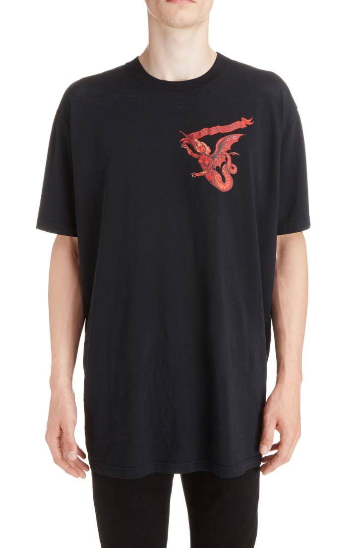 Men's Givenchy Winged Beast Graphic T-shirt