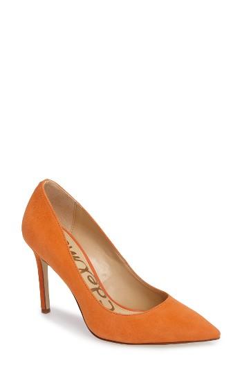 Women's Sam Edelman Hazel Pointy Toe Pump M - Orange
