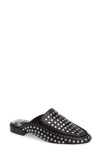 Women's Dolce Vita Maura Studded Backless Loafer M - Black