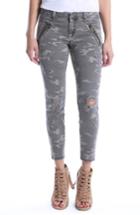 Women's Kut From The Kloth Connie Ankle Skinny Camo Jeans - Green