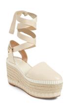 Women's Tory Burch Dandy Platform Espadrille M - Beige