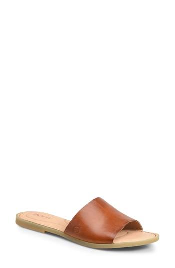 Women's B?rn Loren Slide Sandal M - Brown