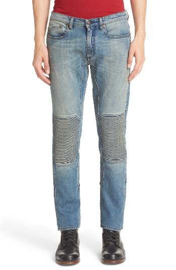 Men's Belstaff Blackrod Straight Fit Faded Moto Jeans