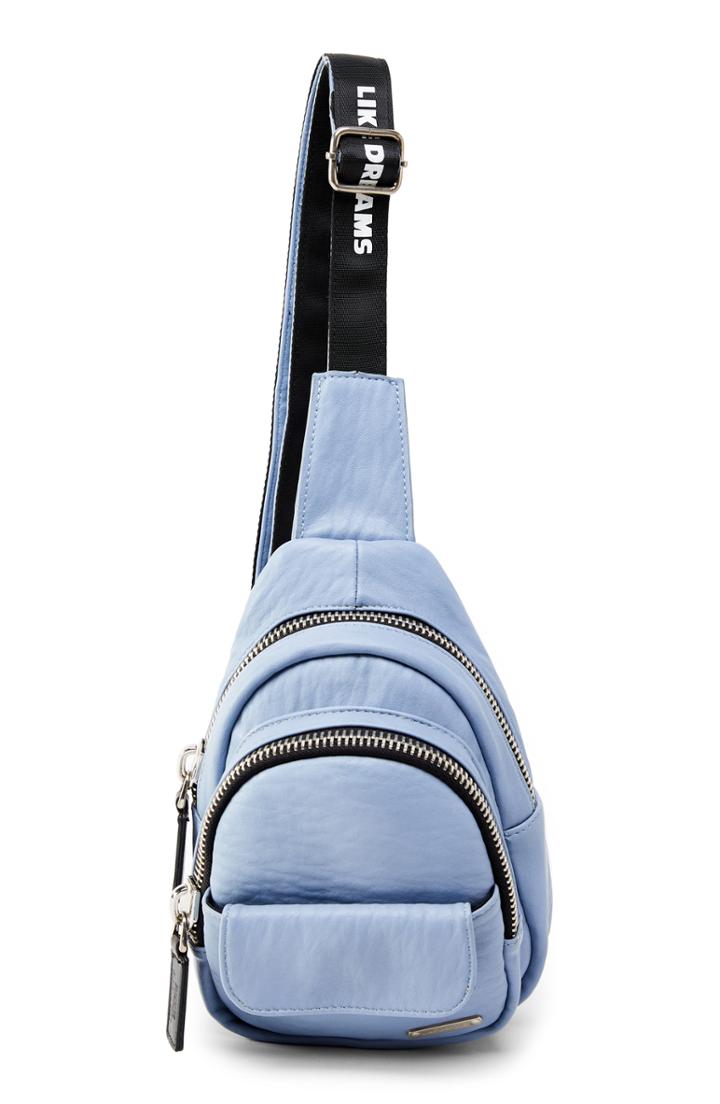 Like Dreams Alex Faux Leather Crossbody Backpack - Blue