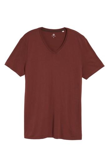 Men's Ag Bryce V-neck T-shirt, Size - Red