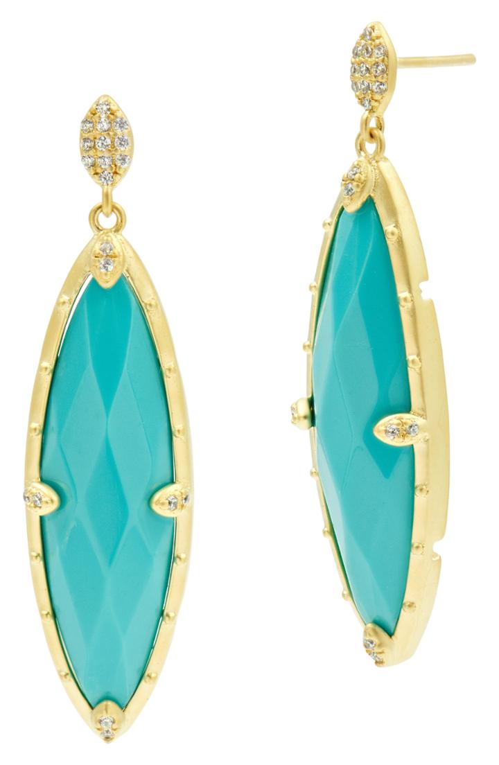 Women's Freida Rothman Color Theory Marquise Drop Earrings