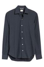 Men's Culturata Motif Print Sport Shirt - Blue
