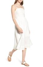 Women's Bp. Lace Trim Midi Dress, Size - Ivory