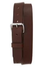 Men's Tanner Goods Standard Leather Belt - Cognac/ Stainless