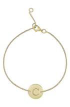 Women's Bony Levy 14k Gold Initial Bracelet (nordstrom Exclusive)