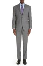 Men's Canali Classic Fit Houndstooth Wool Suit