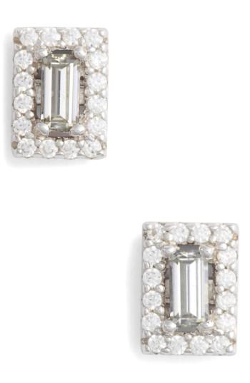 Women's Lafonn Crystal Baguette Simulated Diamond Stud Earrings