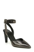 Women's Sarto By Franco Sarto Santi Ankle Strap Pump M - Metallic