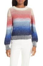 Women's Eleven Six Lucy Stripe Alpaca Blend Sweater - Blue